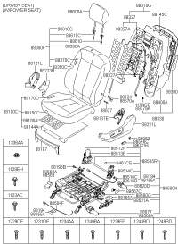 885212B110J4-SWITCH ASSY-POWER FR SEAT LH