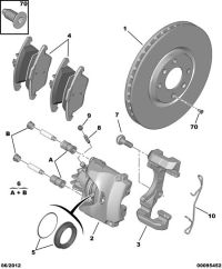 9687602180-Brake disc frt