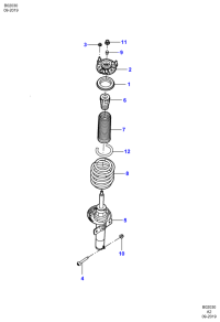 FS13K155AA-HOLDER,SPARE TIRE CARRIER