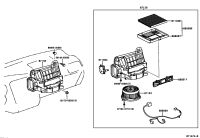 8710330390-MOTOR SUB-ASSY, HEATER BLOWER, W/FAN