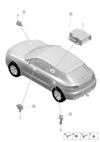 95B959655G-Air bag unit!! Attention!! ## Be sure to pay attention to## according to the technical information##
