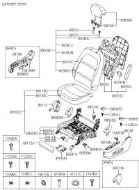 881933L100K7-SW ASSY-PWR SEAT DRIVER