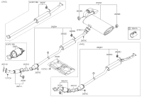28710F8590-Muffler assy-rr