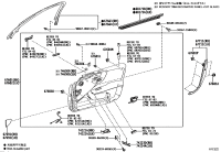 6766350080C0-GARNISH, DOOR FRAME