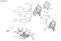 88460A1100ZZC-COVERING-FR SEAT BACK PASSENGE