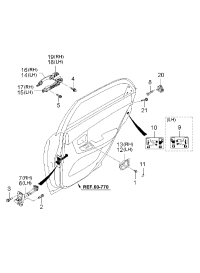 836702F000-COVER-RR DR O/S HDL,LH