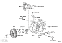 8843148050-BRACKET, COMPRESSOR MOUNTING, NO.1