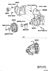 883206A190-COMPRESSOR ASSY