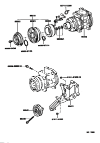 8832060580-COMPRESSOR ASSY