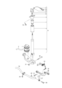 4M0616001AK-Damper, air spring