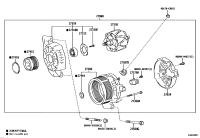 270390C180-COVER, ALTERNATOR REAR END