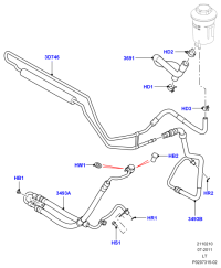 LR031834-HOSE ASSY-EGR COOLER,OUT