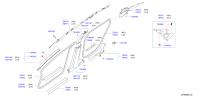 769113TS0B-GARNISH ASSY-FRONT PILLAR,RH