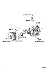 884106A130-CLUTCH ASSY, MAGNET