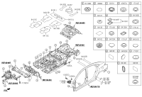 71238B3000-EXTENTION ASSY-COWL SIDE MTG,L