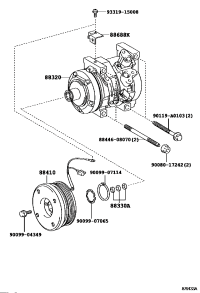 884100C080-CLUTCH ASSY, MAGNET