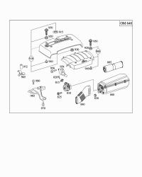 6110940204-AIR FILTER ELMT-C(W204)D