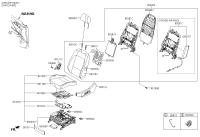 88700B3480XCF-HEADREST ASSY-FRONT SEAT