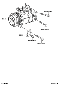 8831050152-COMPRESSOR ASSY, W/PULLEY