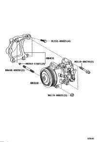 8831048263-COMPRESSOR ASSY, W/PULLEY