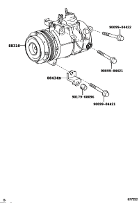 883103A540-COMPRESSOR ASSY, W/PULLEY