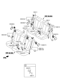 898932B300HZ-COVER-S/BELT ANCHOR UPR