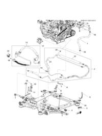 20967381-Hose, power steering liquid reservoir (incl 16)