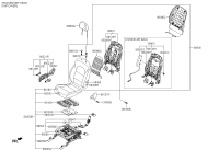 88297D3500WK-HDL ASSY-ROOF ASSIST FR,LH