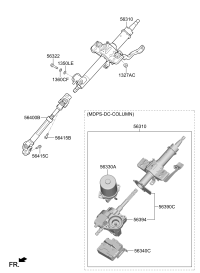 563104L400-COLUMN ASSY-UPPER