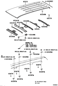 6310260120-PANEL SUB-ASSY, WINDSHIELD HEADER