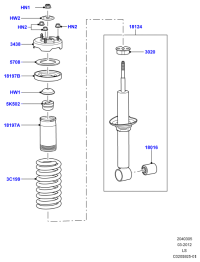 SHOCK ABSORBER FRONT LH/L538