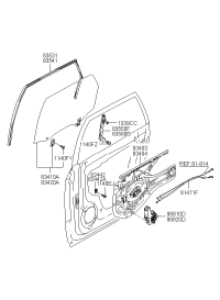 814712E000-CABLE ASSY-RR DR I/S HDL