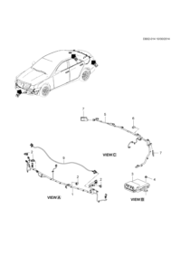 26692248-Harness, forward warning sensor
