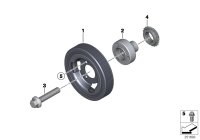 11237638551-BELT PULLEY,CRANKSHAFT-1(F20)