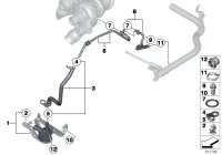 11518616992-AUXILIARY WATER PUMP BMW B46,B47,B48