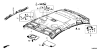 83200TJAH01ZA-Headlining assy-roof