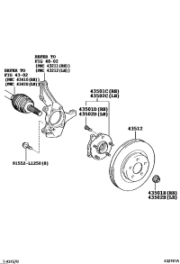 435120R030-ROTOR DISC BRAKE *