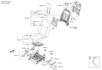 881943X000RY-KNOB-FRONT SEAT RECLINER,LH
