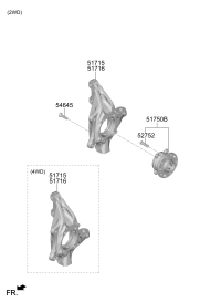 51710S3000-KNUCKLE-FRONT AXLE,LH