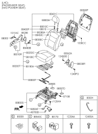 883912PAA0VA-BOARD ASSY-FR BACK(D