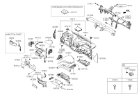84750A1000RYN-PANEL ASSY-CRASH PAD LWR LH