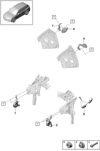 9Y0951211A-Horn assy-bracket