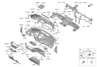 84705S3000NNB-PANEL ASSY-INSTRUMENT