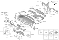 97480F8AA0YRS-DUCT ASSY-SIDE AIR VENT,LH