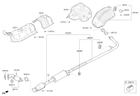 28710B3700-Muffler assy-rr
