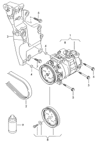 5N0820803C-COMPRESSOR,AIR CON