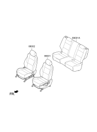 88002Q2070NSW-SEAT ASSY-FRONT,RH