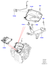 LR024769-Control assy-transmission