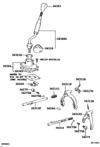 3630335210B0-KNOB SUB-ASSY SHIFT