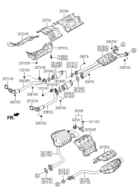 287013M100-PIPE-TAIL W/MUFFLER LH